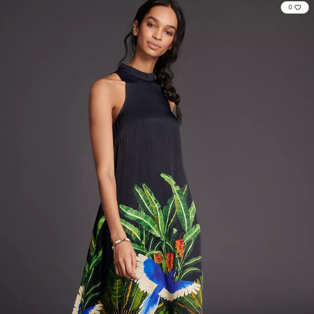 Farm Rio Thea Maxi Dress in Size SMALL PETITE